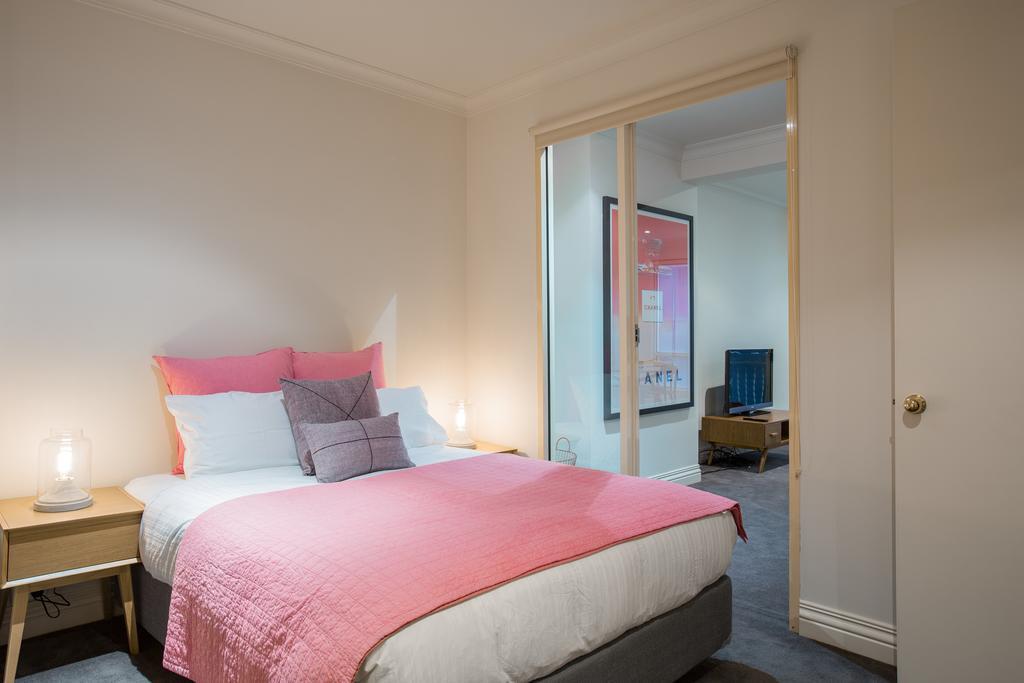 1 Exhibition Apartment Hotel Ville de Ville de Melbourne Chambre photo